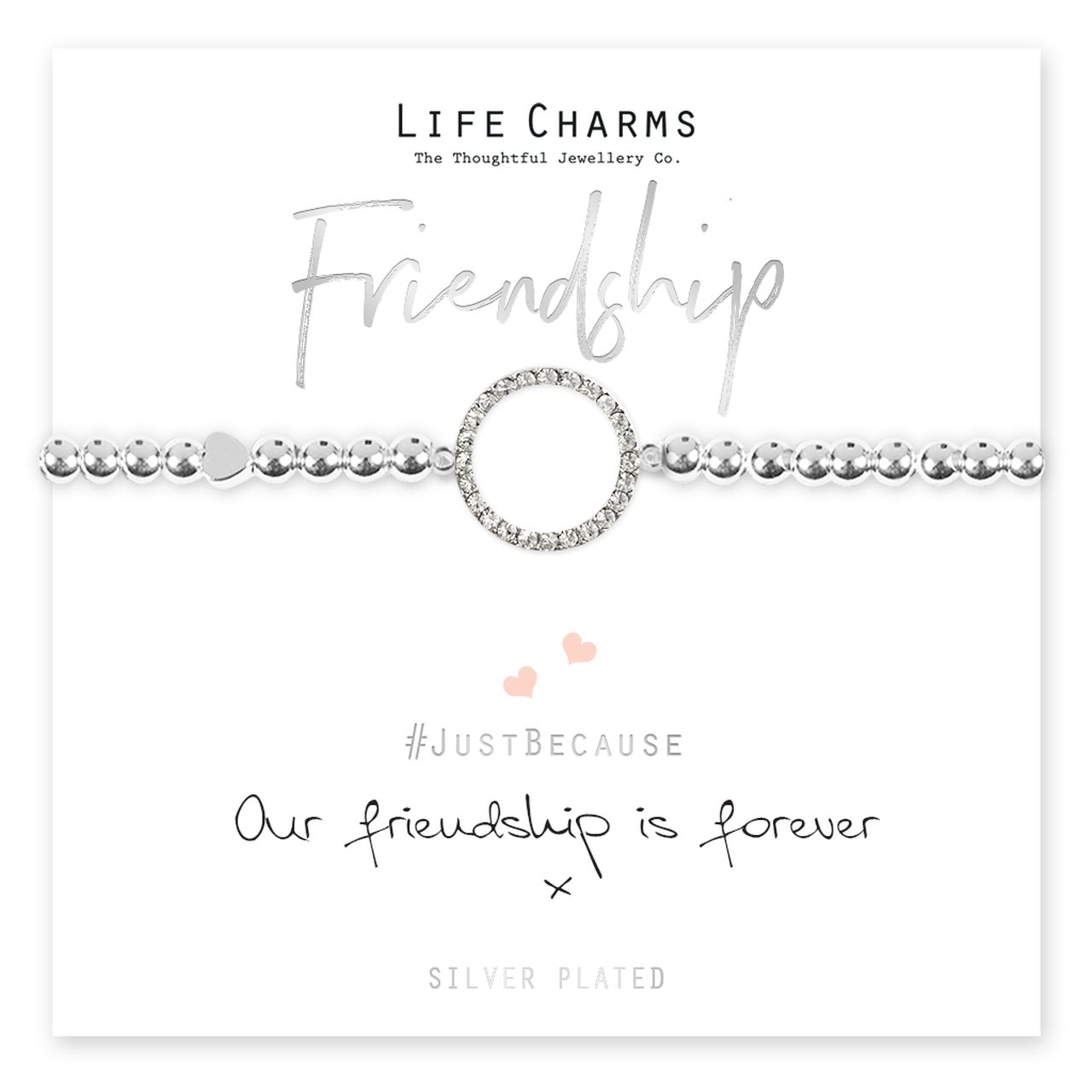 Life Charms Our Friendship is Forever Bracelet - The Lemon Tree Shop
